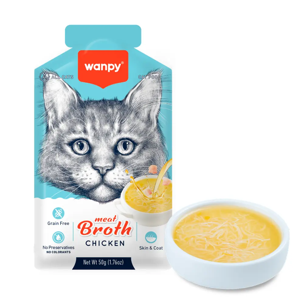 Wanpy Kyllingebouillon til katte 50 g